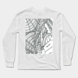 Milan Galleria Vittorio Emanuele ii Long Sleeve T-Shirt